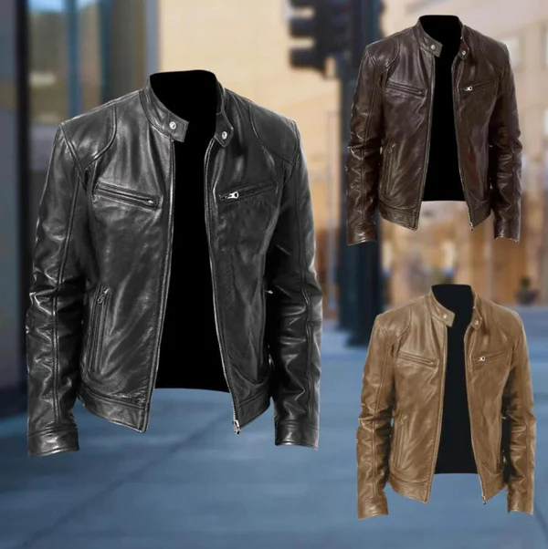 Beewear Leather Jacket Stylish