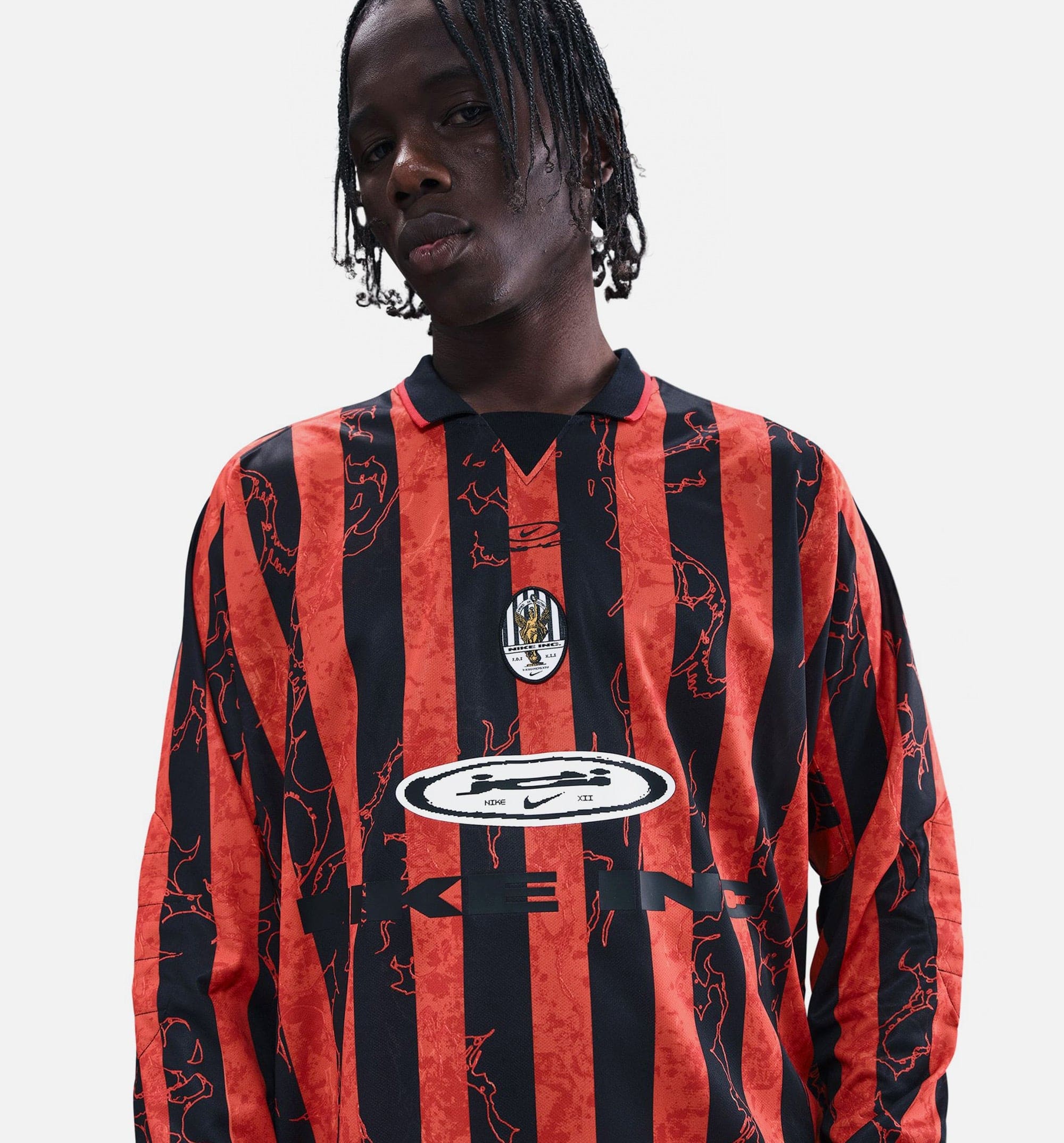 NSW Air Mens Long Sleeve Jersey - Picante Red/University Red/Black