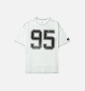 NSW 95 Oversized Womens Short Sleeve Shirt - White/Black