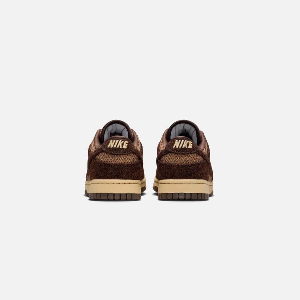 Dunk Low x Harris Tweed Womens Lifestyle Shoe - Sesame/Violet Mist/Baroque Brown