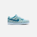 Dunk Low Abominable Snowman Grade School Lifestyle Shoe - Green Abyss/White/Celestine Blue