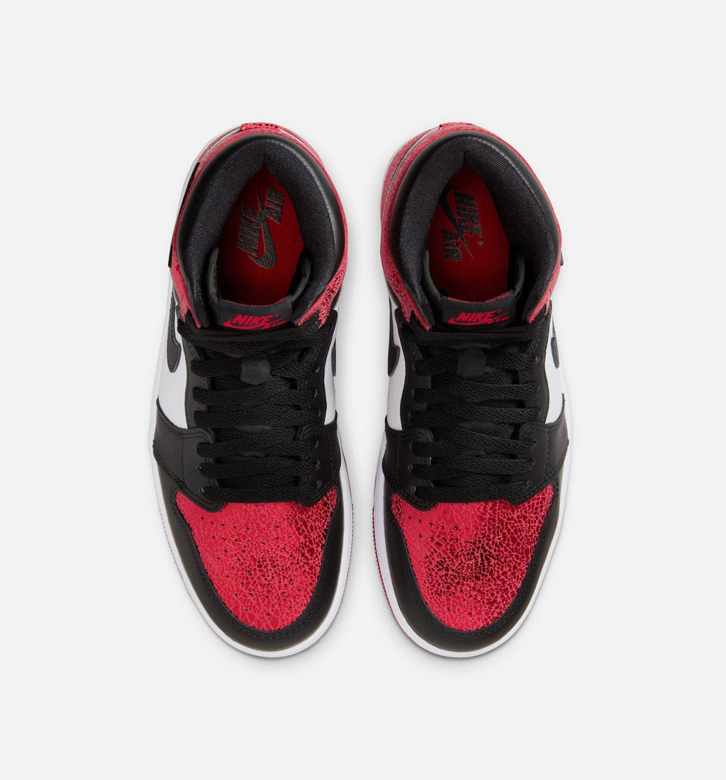 Air Jordan 1 Retro High OG Ruby Womens Lifestyle Shoe - Varsity Red/Black/White