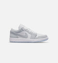 Air Jordan 1 Low Wolf Grey Womens Lifestyle Shoe - White/Wolf Grey/Aluminum